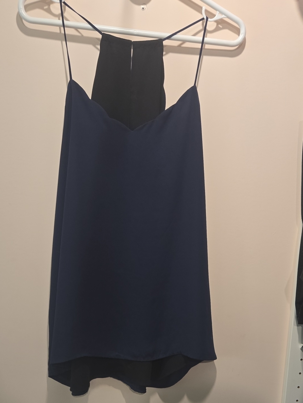Navy Spaghetti Strap Cami Top - Women